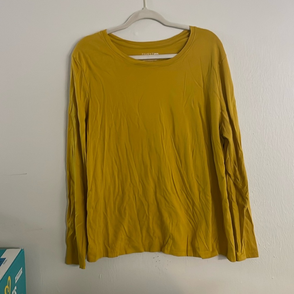 Mustard Yellow Long Sleeve T-shirt